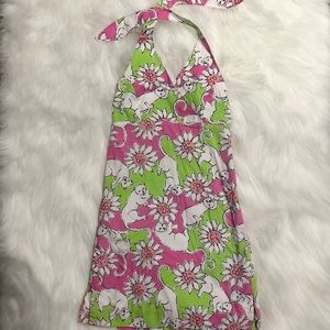 EUC Lilly Pulitzer halter dress size 8